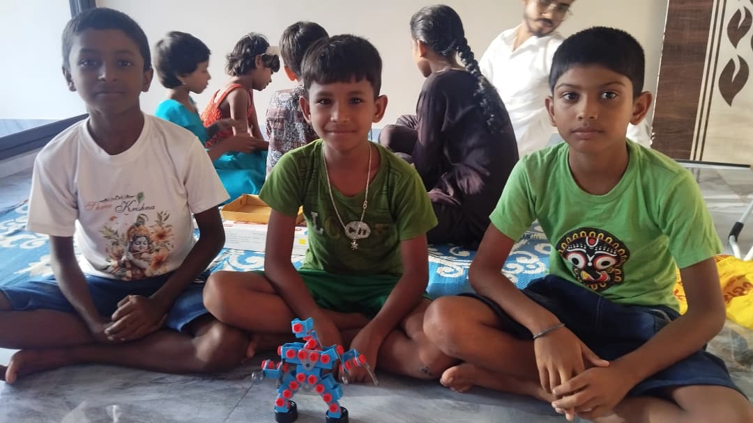 kids are building cars together