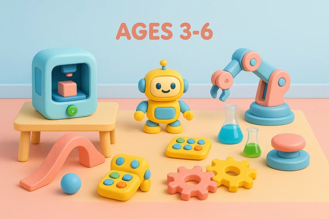 Kids playing with legos